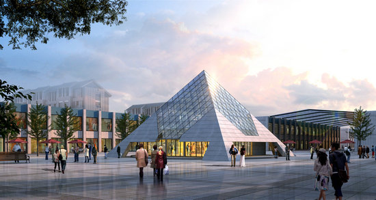 宁波金字塔网架